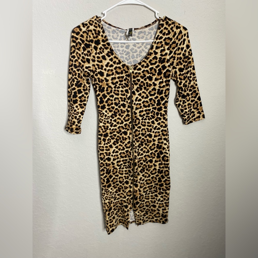 Cheetah Print Bodycon Dress